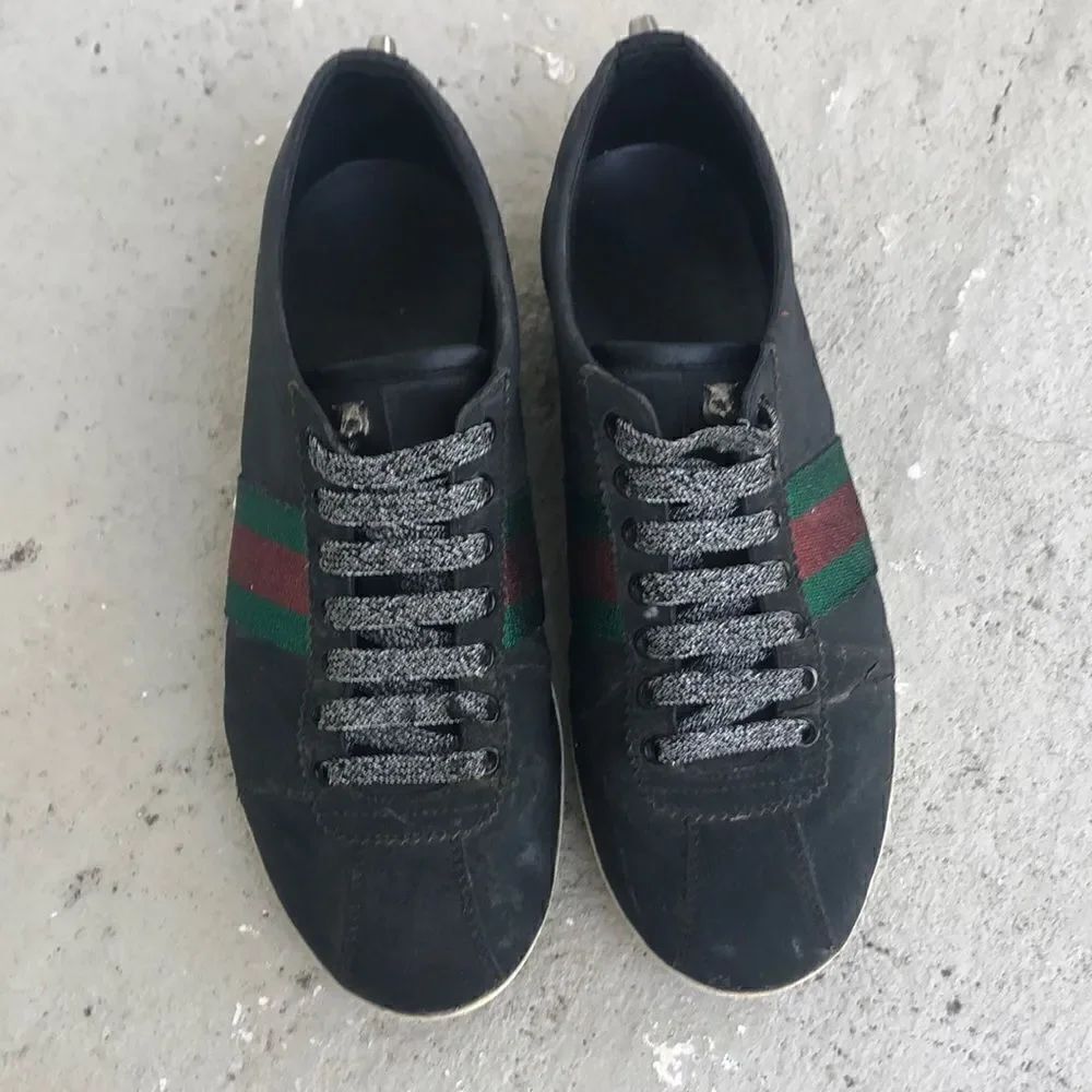 Gucci  Web  Glitter  Sneakers